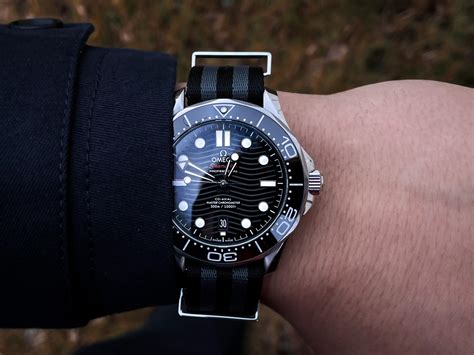 omega seamaster on nato strap|omega seamaster 300m nato strap.